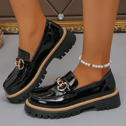 Vintage mjuka loafers för damer