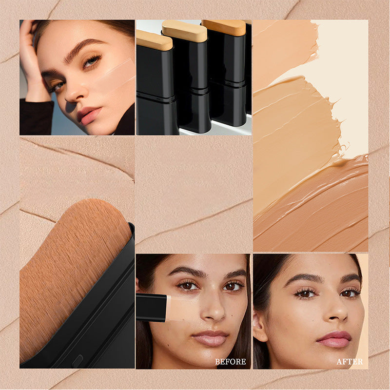 ✨2-i-1 Foundation Stick med borste