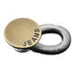 Spring-Loaded Metal Waist Extender Button for Jeans