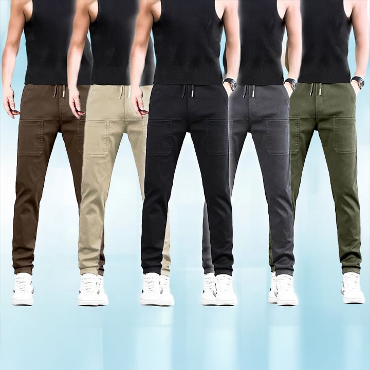 🩳 50% RABATT! 🛒 MultiPants Slitstarka Lastbyxor – Hög Stretch, Många Fickor & Perfekt för Aktiv Vardag 🏃‍♂️