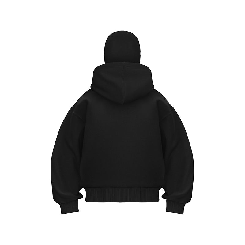 Ninja-hoodie med dragkedja för män och kvinnor