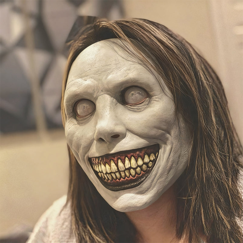 🔥Stor Halloween-överraskning!!💀Skrämmande Skräck Halloween Mask