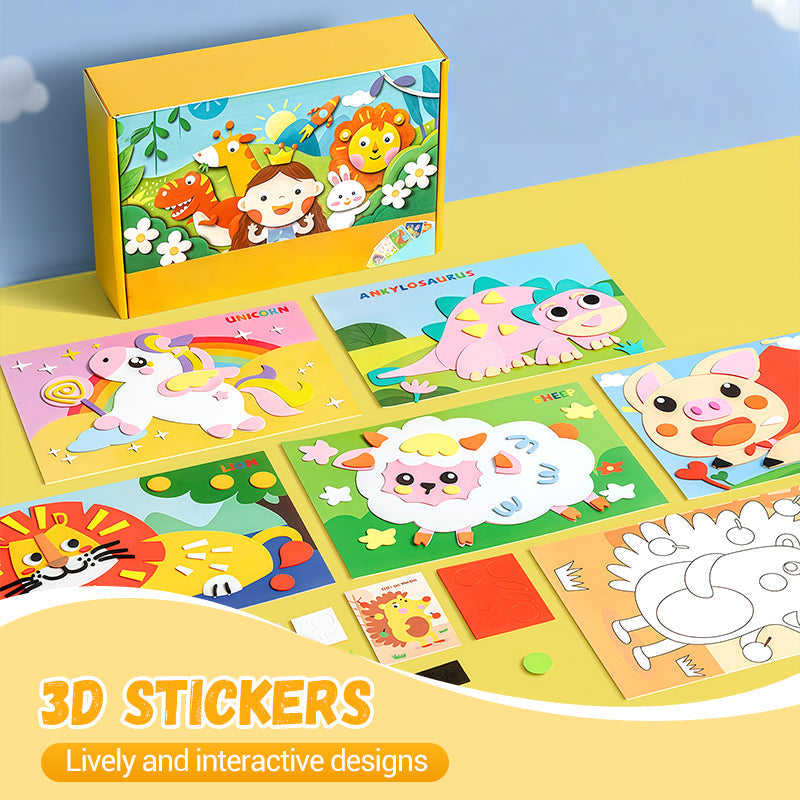 🔥Rea 50 % rabatt🔥Barns DIY 3D EVA-stickerkonst