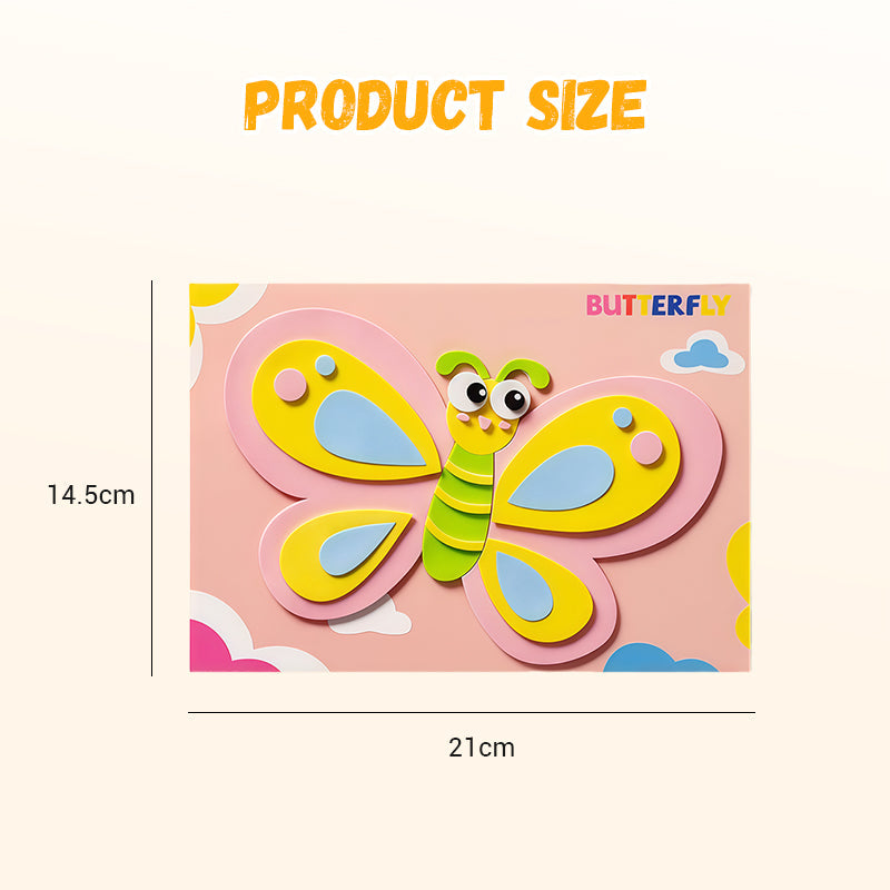 🔥Rea 50 % rabatt🔥Barns DIY 3D EVA-stickerkonst