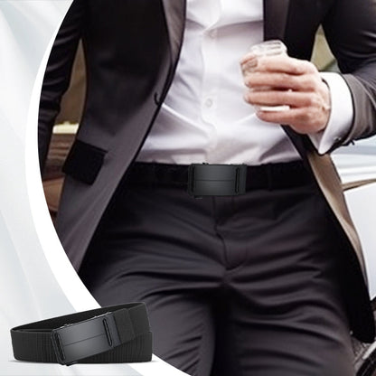 Trendigt flerfärgat stretchbälte utan hål