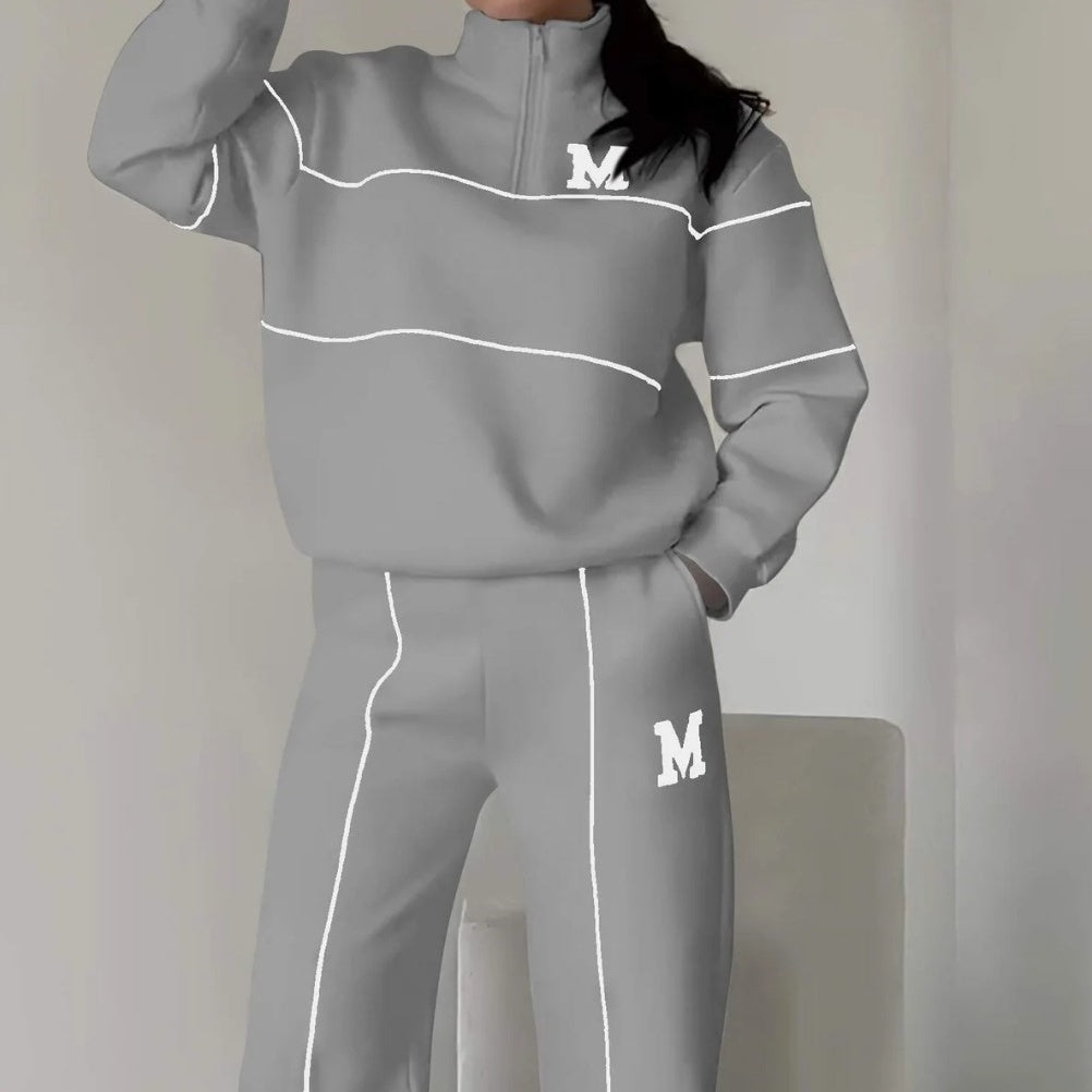Casual line träningsoverall 2-delat set