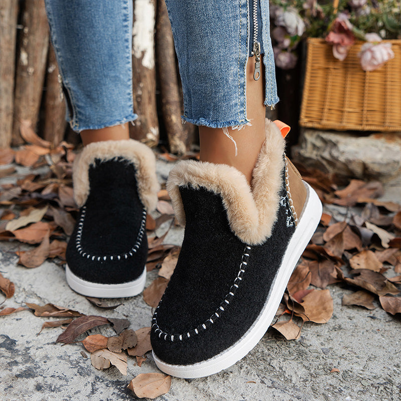 🔥Sista dagen-kampanj 50 % rabatt – Mysiga vinterloafers för damer