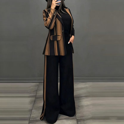 Modekavaj och Byxor med Vida Ben Set