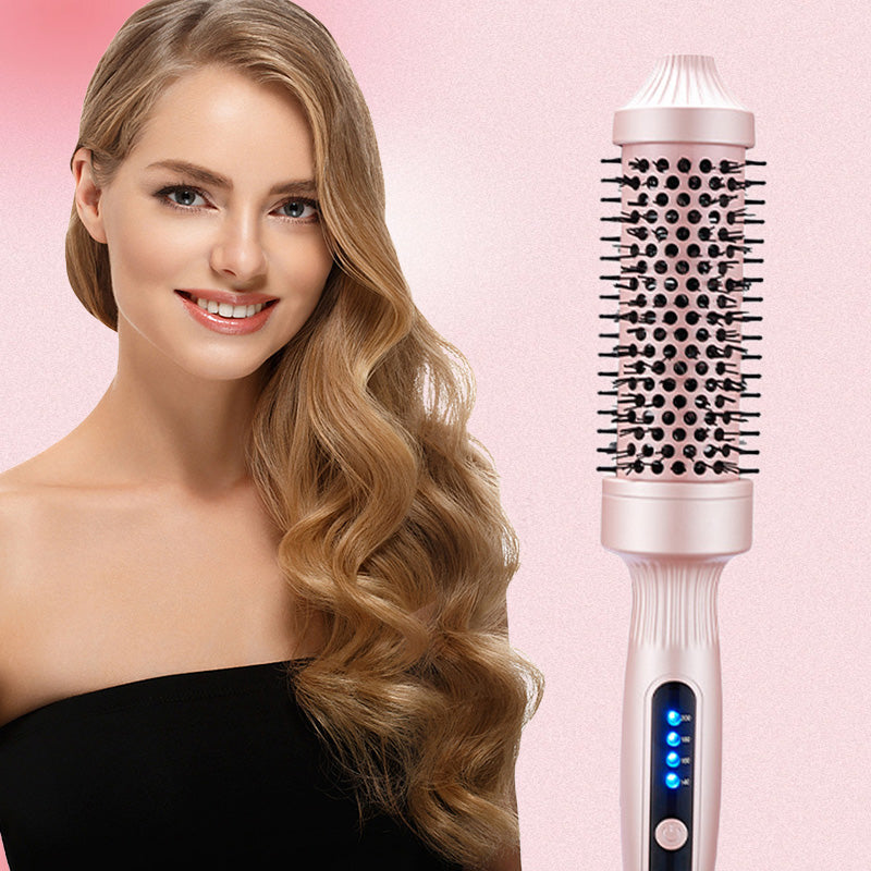 💇‍♀️50% RABATT JULREA!✨2-i-1 Volymkam🌟Joniskt Material med Anti-Statiska Tänder för Omedelbar Lift & Volym i Ett Steg🌀