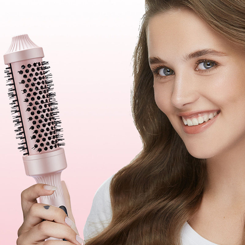 💇‍♀️50% RABATT JULREA!✨2-i-1 Volymkam🌟Joniskt Material med Anti-Statiska Tänder för Omedelbar Lift & Volym i Ett Steg🌀
