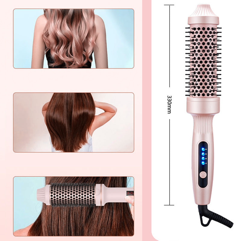 💇‍♀️50% RABATT JULREA!✨2-i-1 Volymkam🌟Joniskt Material med Anti-Statiska Tänder för Omedelbar Lift & Volym i Ett Steg🌀