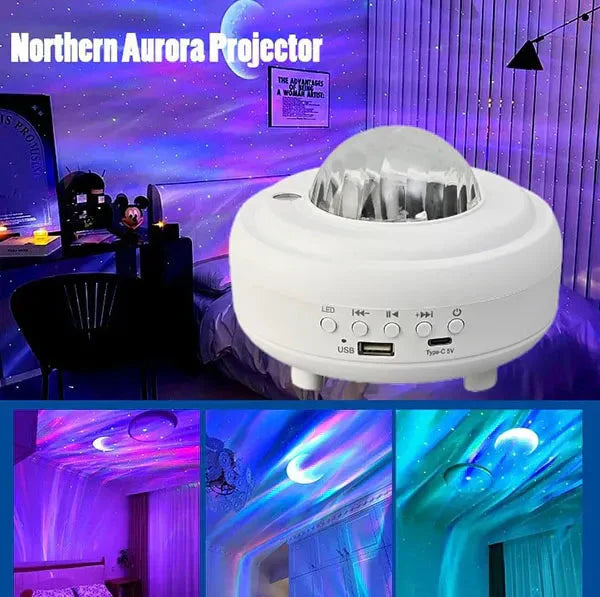 ⏳Tidsbegränsat 50% rabatt⏰✨Norrskensprojektor🌌