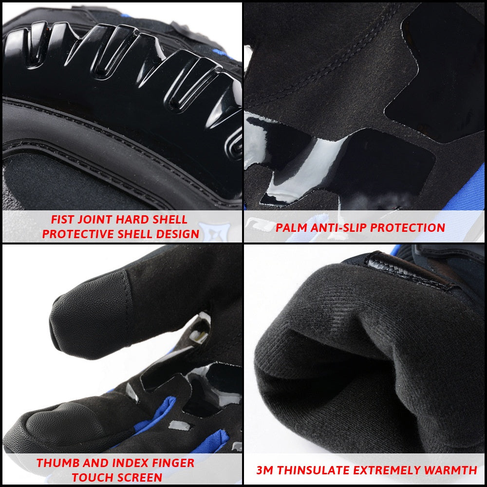 🧤 50 % RABATT NU! ❄️ Förtjockade varma vattentäta motorcykelhandskar – högdensitetsisolering & solida knogskydd för vinterturer 🏍️