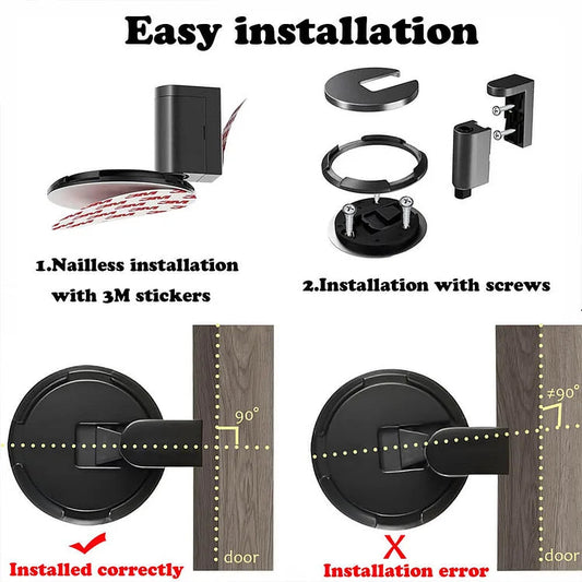 Mekaniskt golvdörrstopp