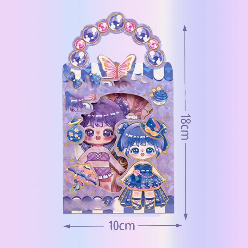 🧲50% RABATT STORREA!✨Magnetiska Kläddockor för Barn - 25 Utbytbara Klädesplagg med Pedagogiskt Design för Kreativ Lek👗🎨