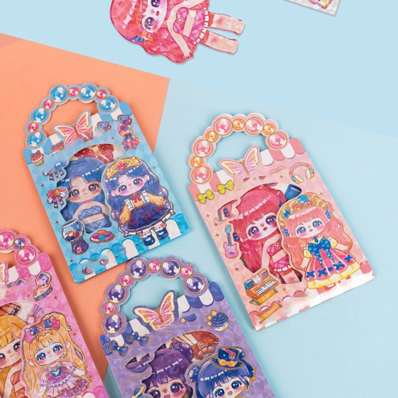 🧲50% RABATT STORREA!✨Magnetiska Kläddockor för Barn - 25 Utbytbara Klädesplagg med Pedagogiskt Design för Kreativ Lek👗🎨