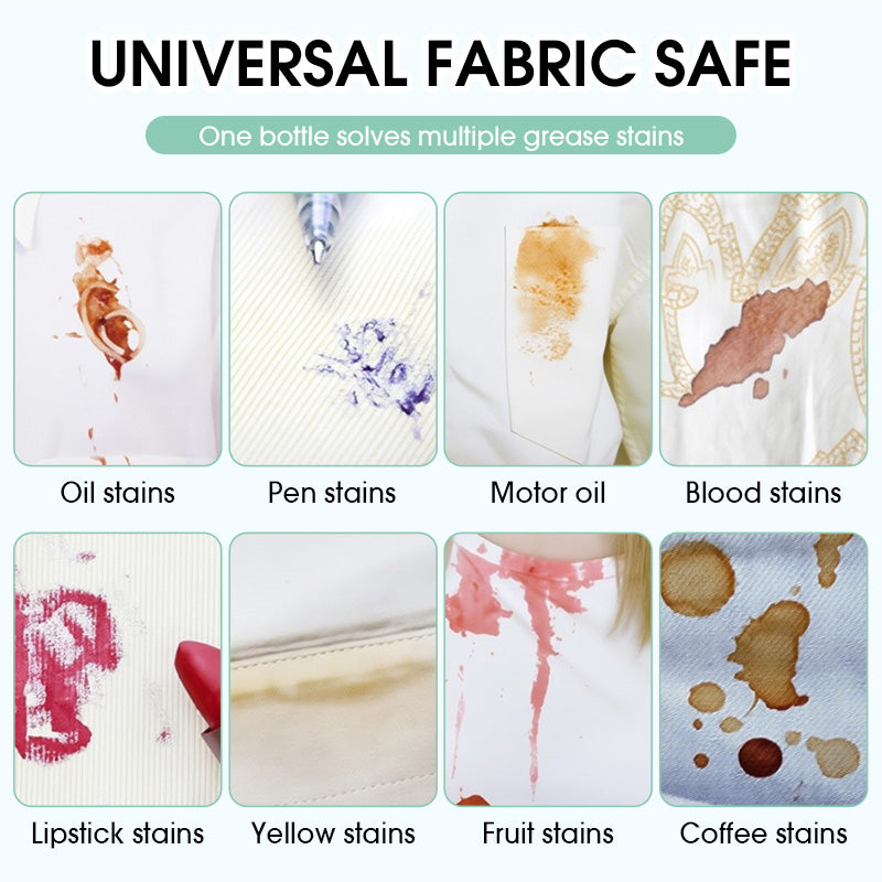 ⏰ Endast nu 49% rabatt!🔥KÖP MER SPARA MER🔥Kemtvättmedel för fläckborttagning av kläder