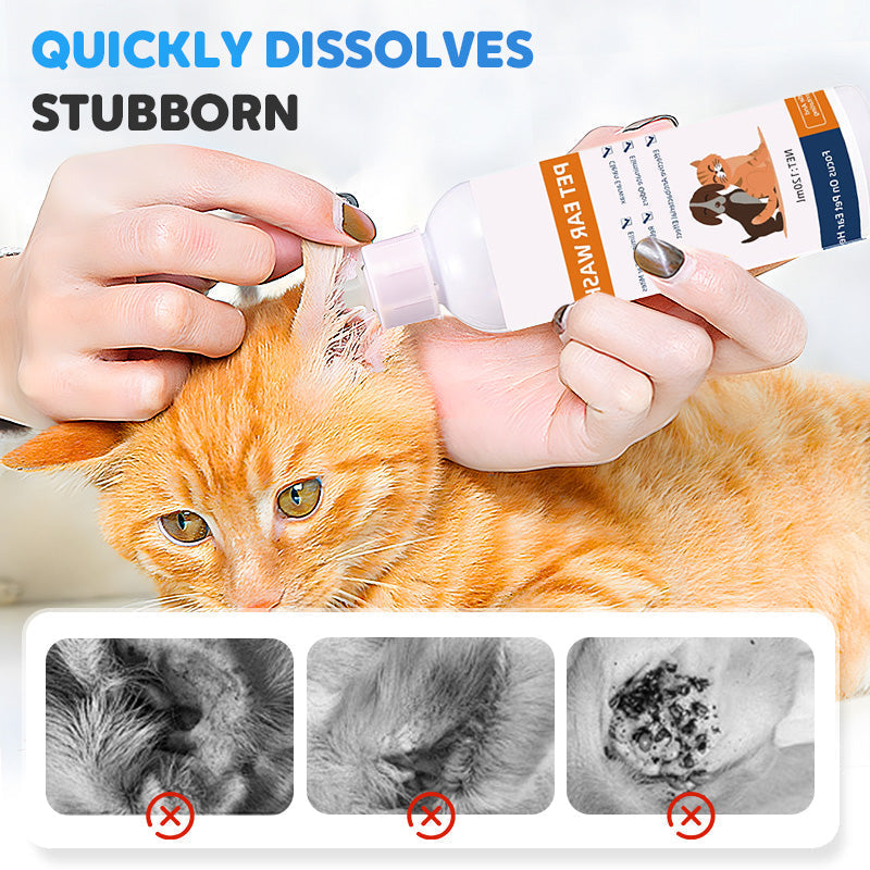 🐾 KÖP 2 FÅ 3! ✨ Öronrengörare för Hund & Katt - Skonsam Formula med Lugnande Aloe för att Förebygga Infektioner & Obehagliga Lukter 🌿👂