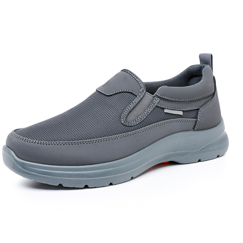 👟 50% RABATT NU! ✨ Ortopediska Andningsbara Slip-On-Sneakers för Män - Stödjer Sulgång med Minnesskuminsatser för Bekväm Heltidsanvändning 🏃‍♂️💨