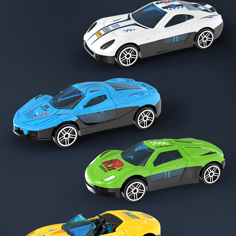 🏎️ 50% RABATT NU! DUBBEL BANA, DUBBELT KUL! ✨ Dubbel Leksaksbilskastare med Racerbana - 2 Startares med 360° Loopor & 6 Hastighetslägen för Tävlingsspel Mellan Syskon! 🚗✨