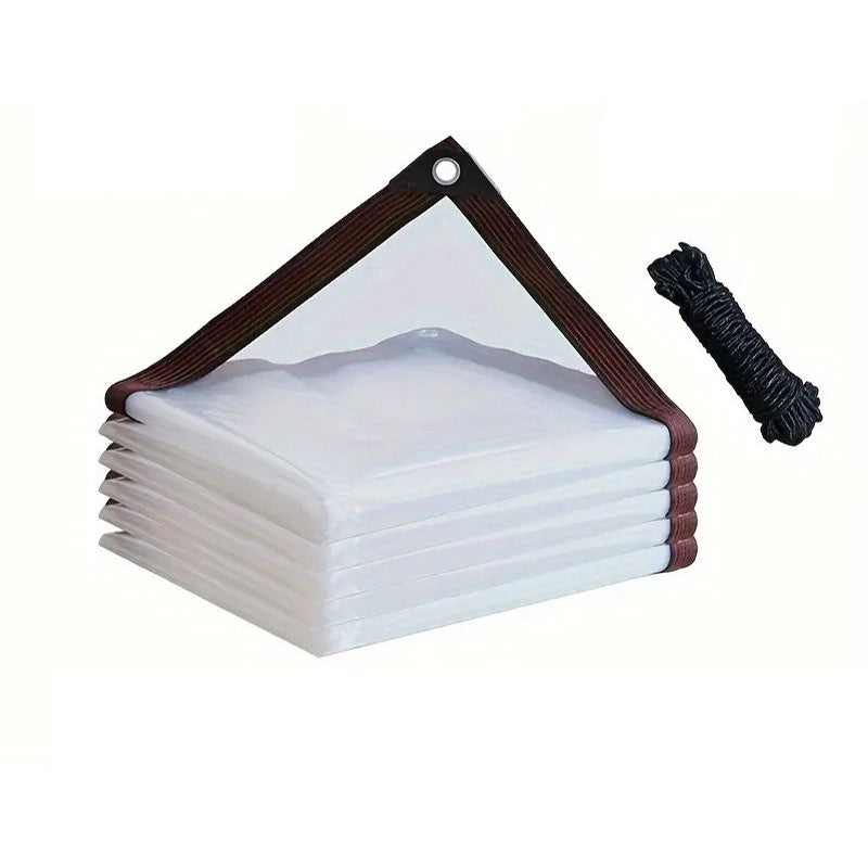 🧵 50% RABATT! 💧 Kraftig Transparent Vattentät Isolerad Presenning – Flexibel, Revisionssäker & Ideal För Växthus, Byggarbetsplatser & Utomhusbruk 🏠