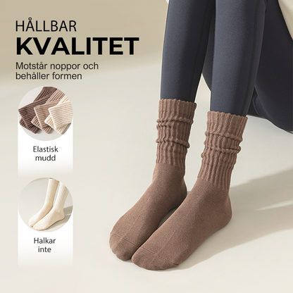 Värmande Damstrumpor i Mellanlång Modell för Höst och Vinter