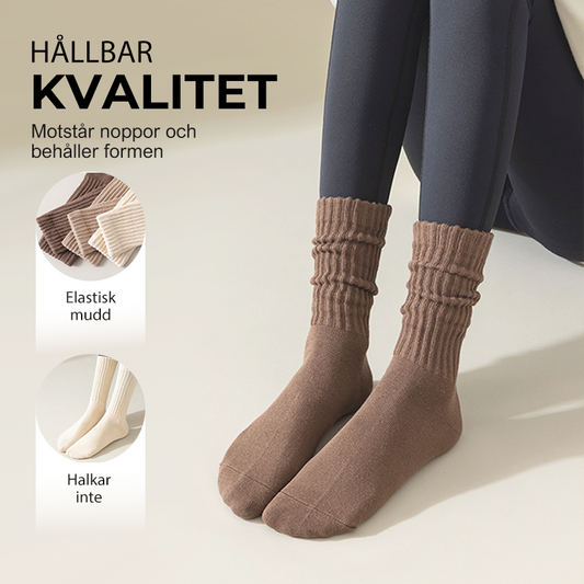 Värmande Damstrumpor i Mellanlång Modell för Höst och Vinter