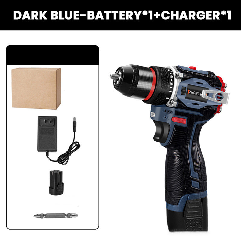 🧰Borstlös elektrisk sladdlös borrmaskin med batteri ＆ laddare