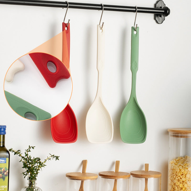Värmestående köksspatel tillverkad av livsmedelskvalitets silicone