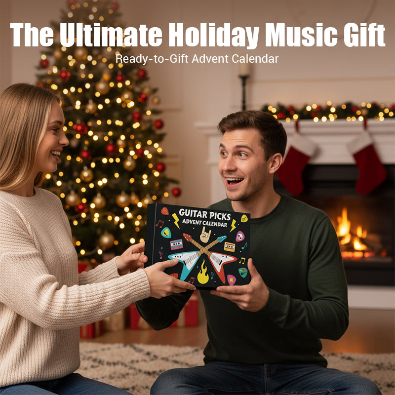🎸24-dagars adventskalender med gitarrplektrum🎵
