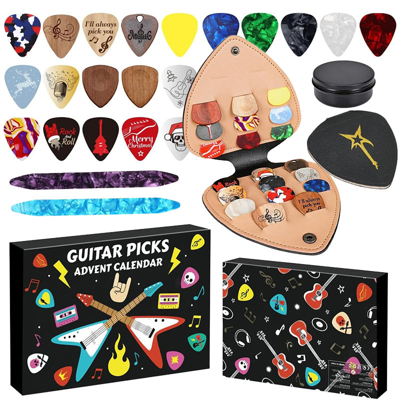 🎸24-dagars adventskalender med gitarrplektrum🎵