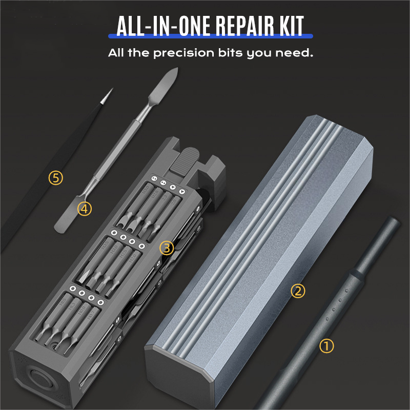 Multifunktionellt precisionsskruvmejselkit