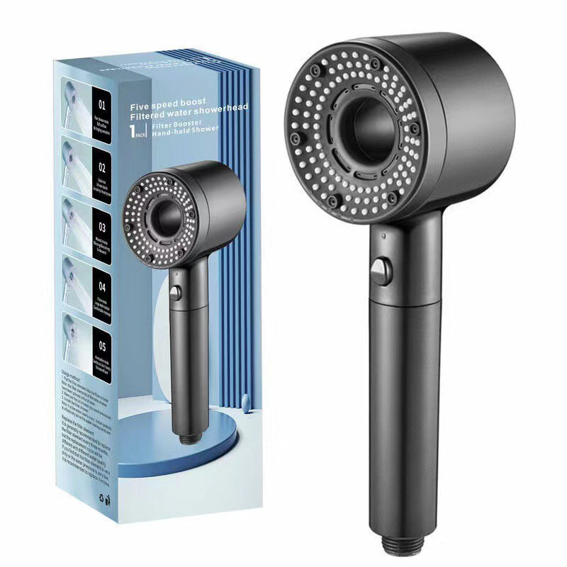 🚿 50% RABATT! ✨ HÖGTRYCKSDUSCHHUVUD - 5 Inställningsbara Strålar, Enkel Installation & Vattensnål Design, Rostfritt för ett Lyxigt Duscharfarenhet 🌟🛁