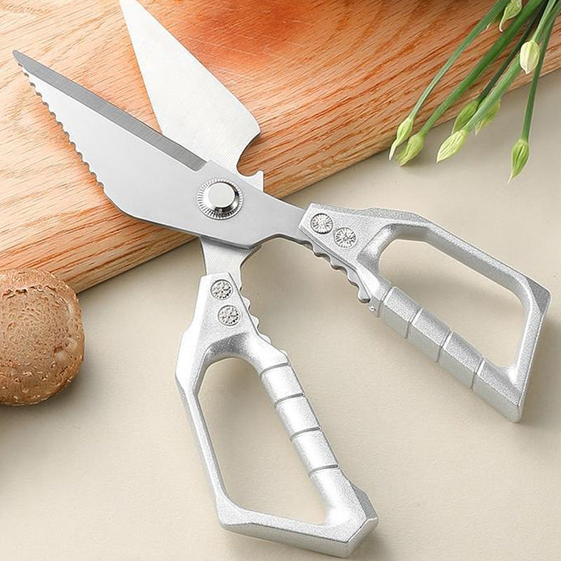 ✂️ 50% RABATT! ✨ MULTIFUNKTIONELL KÖKSSAX - Skär Ben & Öppnar Förpackningar, Ergonomiskt Handtag & Diskmaskinsäkert, Inkluderar Skalverktyg 🍗🔧