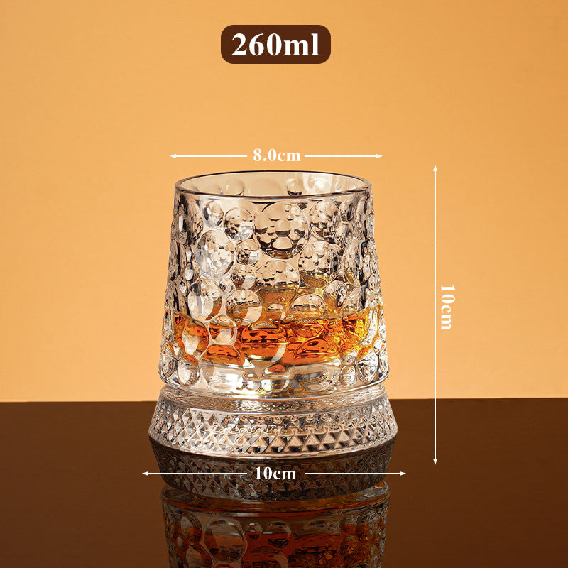 🥃 50% RABATT 💎 | 360° Roterande Whiskyglas – Stresslindring & Aromväckare