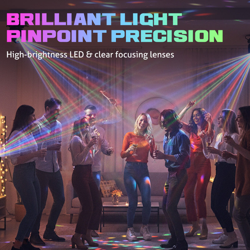 🎄 Specialerbjudande för jul -50%! Multi-beam LED Atmosphere Light - 360° ljusmagi! 🌟✨