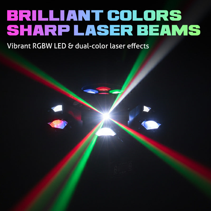 🎄 Specialerbjudande för jul -50%! Multi-beam LED Atmosphere Light - 360° ljusmagi! 🌟✨