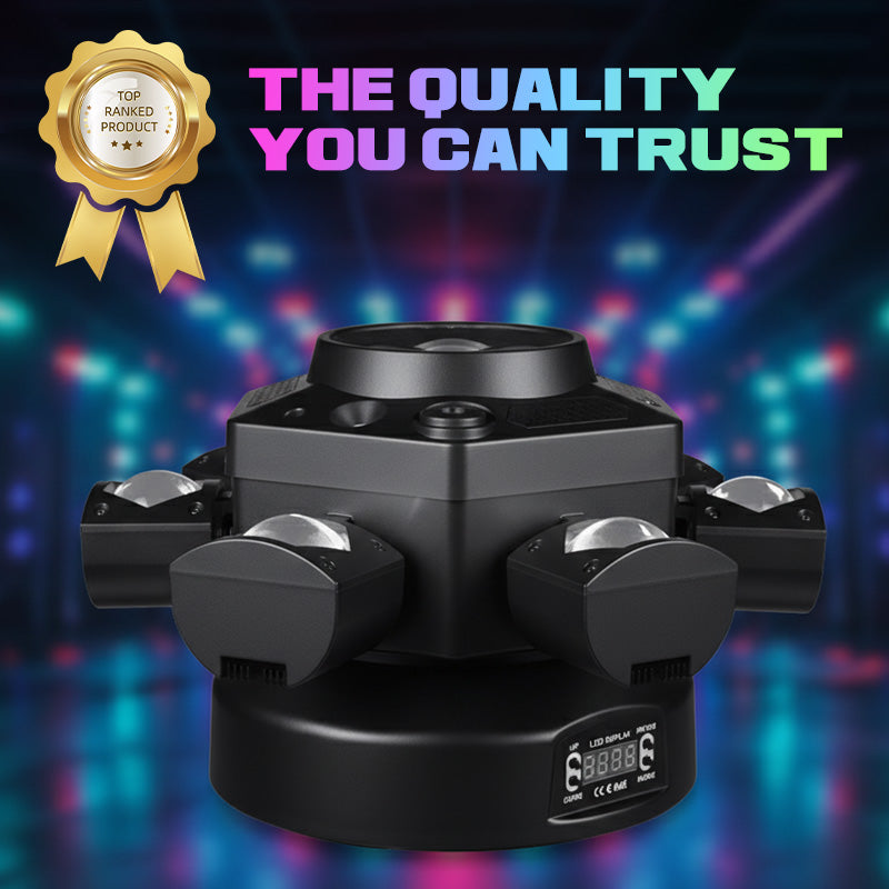 🎄 Specialerbjudande för jul -50%! Multi-beam LED Atmosphere Light - 360° ljusmagi! 🌟✨