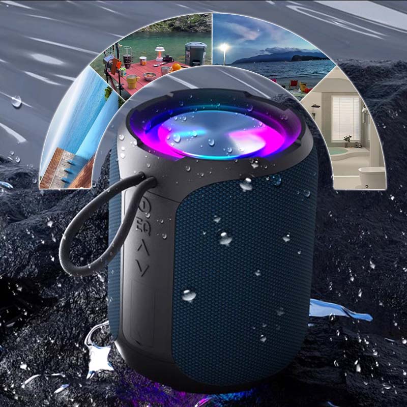 🔥🔊 50 % RABATT NU! 40W Bärbar Bluetooth-Högtalare med RGB-Belysning – Kraftfullt Ljud & Färgstark Ljusshow ✨🎶