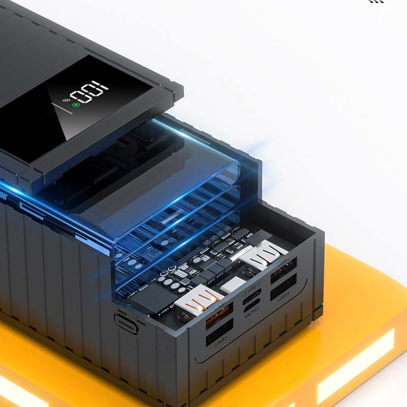 Snabbladdande Powerbank med Digital Display