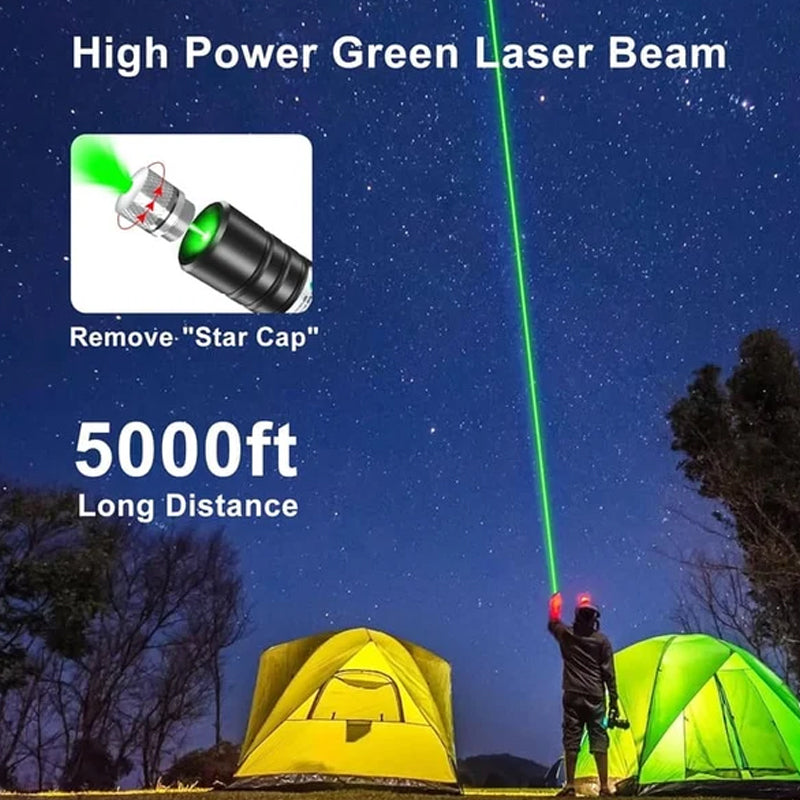 💥2026 HET REA💥🔦Rött och grönt enpunkts laserljus