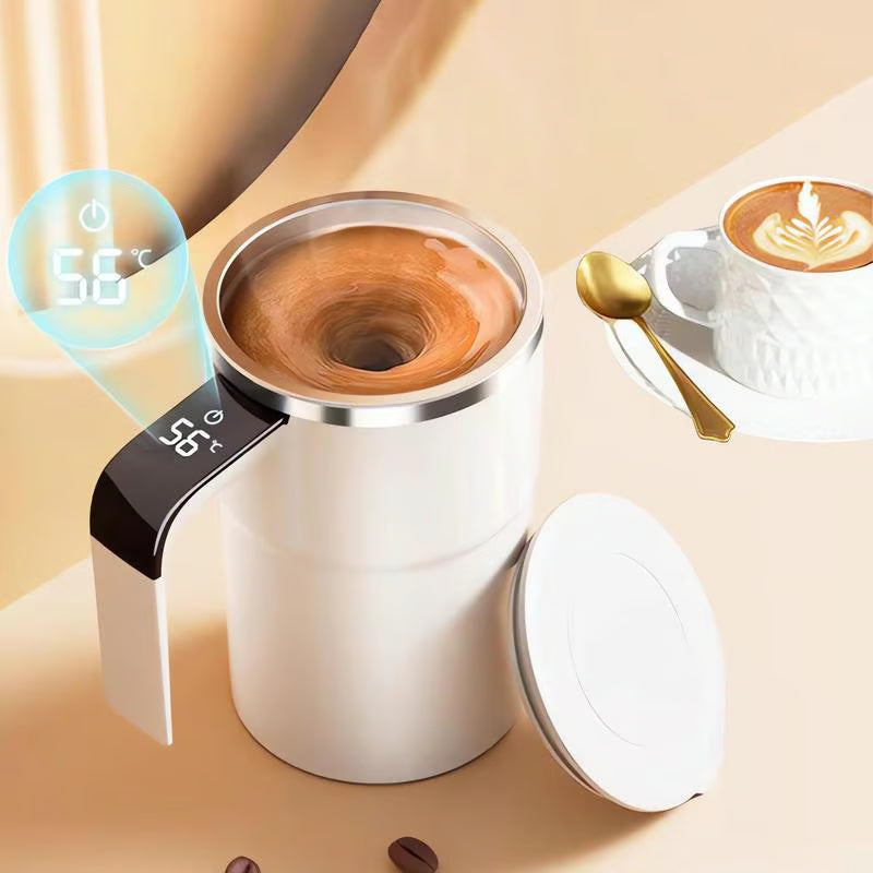 💥Julrea 50 % ☕🔋Uppladdningsbart automatiskt magnetiskt omrörningsmuggset⚡