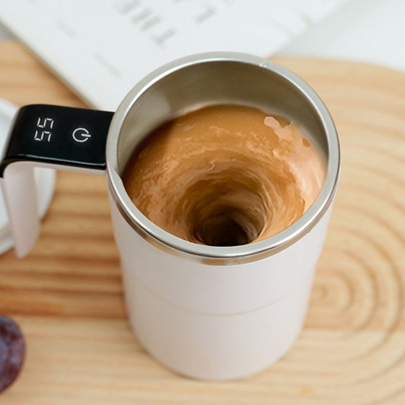 💥Julrea 50 % ☕🔋Uppladdningsbart automatiskt magnetiskt omrörningsmuggset⚡