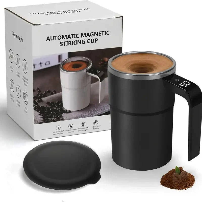 💥Julrea 50 % ☕🔋Uppladdningsbart automatiskt magnetiskt omrörningsmuggset⚡