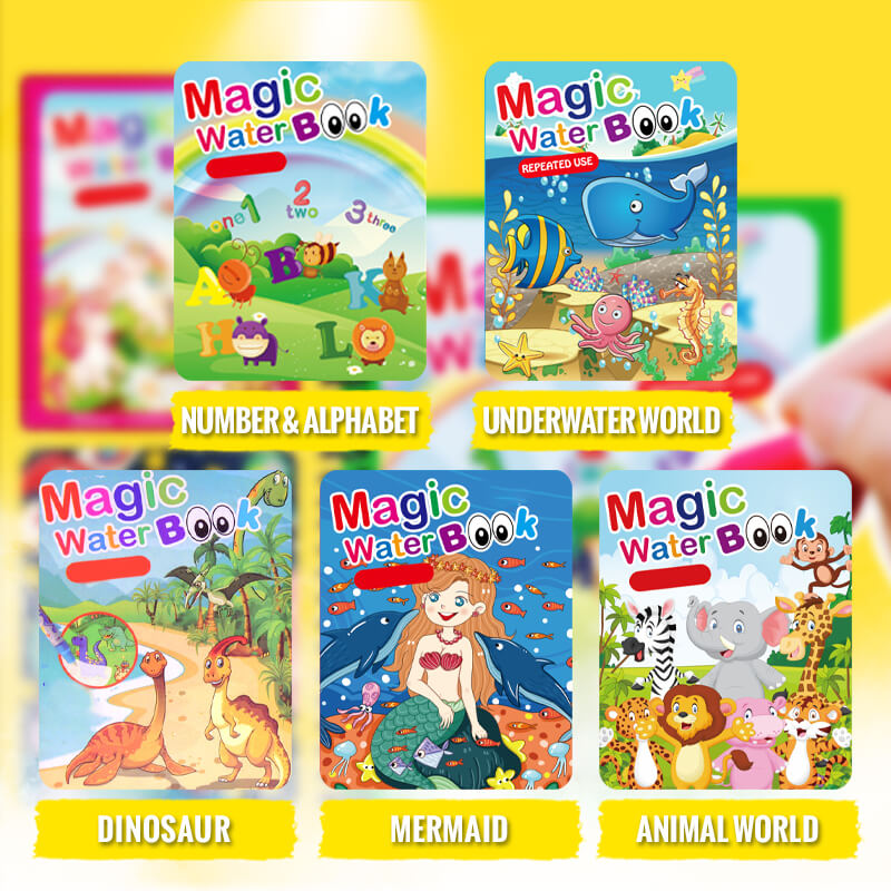 🎁Tidig julförsäljning - 49% rabatt🎅Magic Water Book™ - Trolla fram teckningen - Målarbok