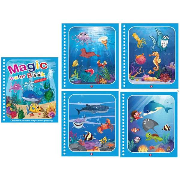 🎁Tidig julförsäljning - 49% rabatt🎅Magic Water Book™ - Trolla fram teckningen - Målarbok