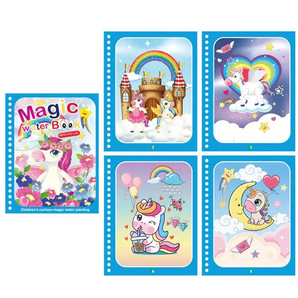 🎁Tidig julförsäljning - 49% rabatt🎅Magic Water Book™ - Trolla fram teckningen - Målarbok