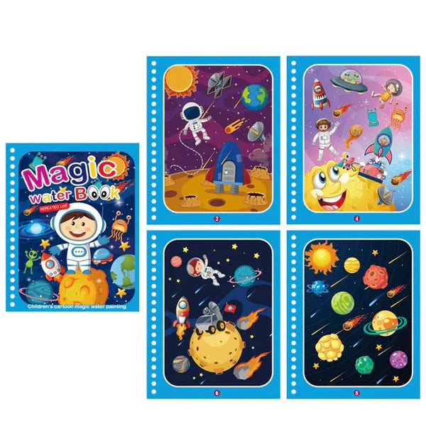 🎁Tidig julförsäljning - 49% rabatt🎅Magic Water Book™ - Trolla fram teckningen - Målarbok