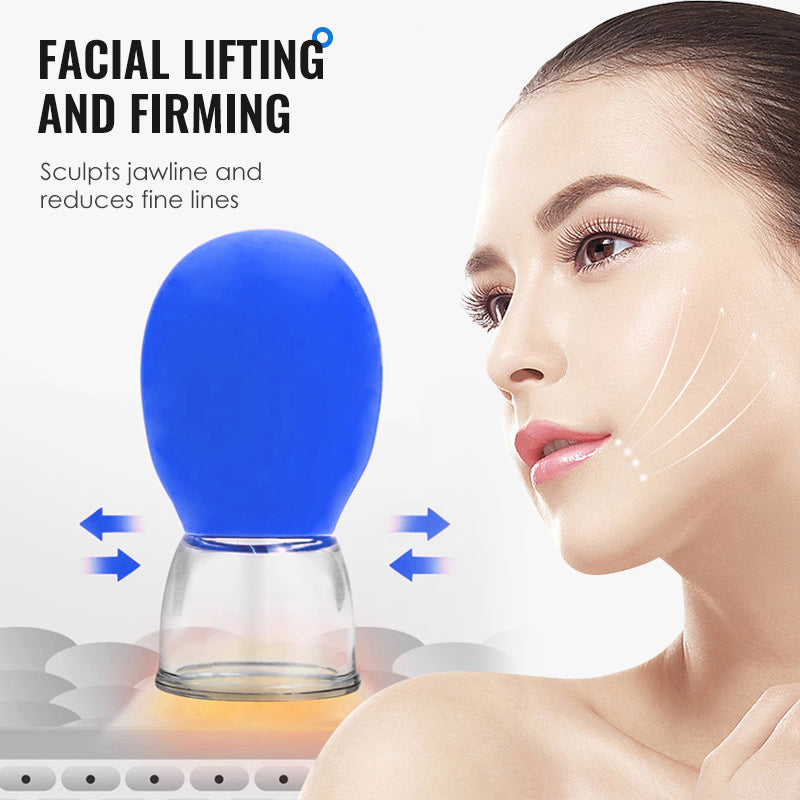 🔥Julrea 50 % RABATT🎁Massagekoppar av glas och silikon med vakuumsug