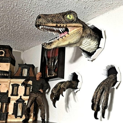 🦖3D-dinosaurieväggdekoration